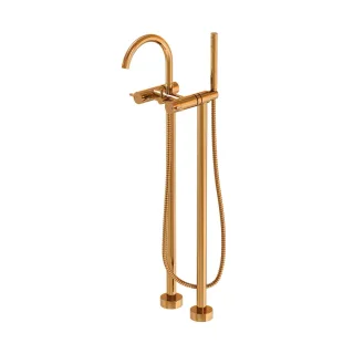 Steinberg Serie 100 Freistehende Wanne / Brause-Armatur , rose gold, 1001162RG 1001162RG