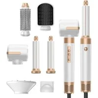 TUWENA Multihaarstyler 7 in 1 Multi-Hairstyler Set 1400w Föhn mit Diffusor Haartrockner