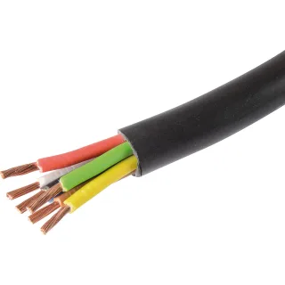 HERTH&BUSS Kabel, FLYY, 7-adrig, 50m schwarz/blau/grün - 51275378000