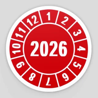 Prüfplakette Jahresprüfplakette 2026
