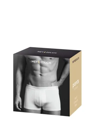 Mey & Edlich Herren Gefährten-Pants Dreierpack Weiß 95 % Baumwolle (bio), 5 % Elasthan