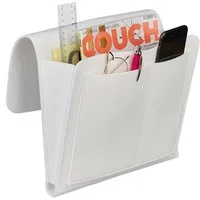 relaxdays Betttasche aus Filz, weiß