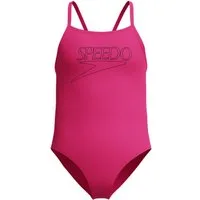 Speedo Badeanzug für Junior-Training und Unterricht, mit dünnen Trägern, chlorbeständig