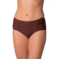 Aquarti Bikini-Hose Aquarti Damen Bikinihose Hotpants mit seitlichen Raffungen