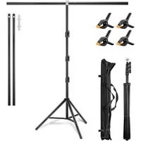 Youyijia Blitz-Halterung Background Stand 2 x 1.5 m Photo Background Stand Height Adjustable