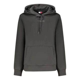 Tommy Hilfiger Schwarzes Baumwoll-Damen-Sweatshirt mit Kapuze