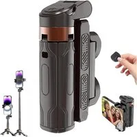 ibettertec 3 in 1 Bluetooth Selfie Stick mit Funkfernbedienung,360°Drehbar Selfiestick (1-tlg,für iPhone/Samsung/Android Smartphones,Geschenkset)