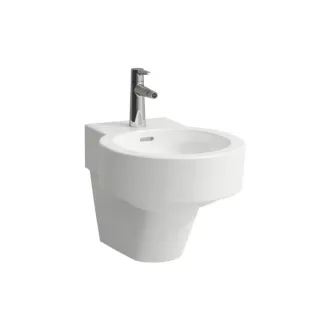 LAUFEN Val Wand-Bidet H8302817573021 weiß matt, 1 Hahnloch