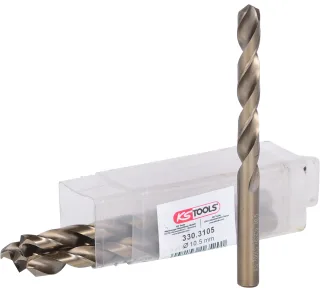 KS Tools HSS-G Co 5 Spiralbohrer - 330.3105