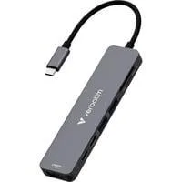 USB-C Essentials Multiport-Hub, Card Reader, Dockingstation silber