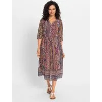 Witt Etuikleid Druck-Kleid 3/4-Arm