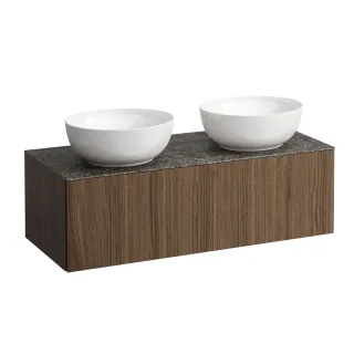 LAUFEN Waschtischunterschrank und Waschtischplatte ALESSI 500x1200x370  H4323180976301