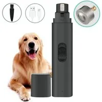 VEKROBOT Krallenschleifer Tragbare Haustier Nagelfeile Elektrisch leise aufladbar Katzen Hunde, (1 tlg., Einfach zu verwendendes elektrisches Nagelpflegegerät), Haustier-Pflegewerkzeug für Pfoten