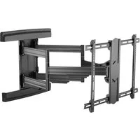 RICOO TV-Wandhalterung TV Wandhalterung 65"-110" mit Schwenk- und Neigefunktion S7564-B, (bis 110 Zoll, VESA 300x200 bis 600x400, 1-tlg., 70 Kg Aufnahme, 65" bis 110" (165-279 cm) Bildschirm Diagonale, +/-60° schwenkbar, +15°/-2° neigbar, +/-3° drehb