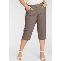 KjBRAND Caprihose Babsie: bequemer Oberschenkel Sommerhose mit Strukturmuster