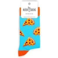 AlterSocks Freizeitsocken Lustige Socken Pizza Socken Damen & Herren Unisex Größe 36 – 45