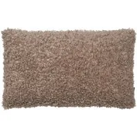 blomus Kissenhülle -TEDDY- Kissenbezug, Dekokissen, Kuschelkissen, Wohnkissen modern, Flauschig, inkl. Trageschlaufe, inkl. Filzgleitern