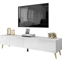 Lookway Lowboard COLETTE TV-Schrank mit Füße und LED Beleuchtung