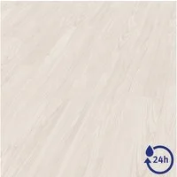EGGER Laminat Laminat NatureSense Aqua EL1096 Sheffield Akazie weiss, (8mm, 1,995qm), Wasserbeständig & Praktisch