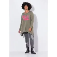 Angel of Style T-Shirt T-Shirt A-Linie Rock 'n Roll Zipfelsaum