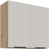 Küchen-Preisbombe Hängeschrank 80 cm Küche SOLANO Kaschmir beige Küchenzeile Küchenblock Einbauküche