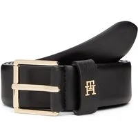 Tommy Hilfiger Ledergürtel TH SQUARE 3 cm breit mit quadratischer Schnalle, Breite: 3cm