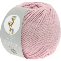 LANA GROSSA SOFT COTTON Häkelwolle, 140 m (weiches, vielseitiges Garn für höchsten Tragekomfort), 50 g