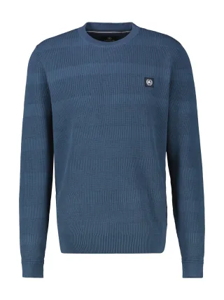 LERROS - O-NECK BUENDCHEN storm blue - Gr. - XXL