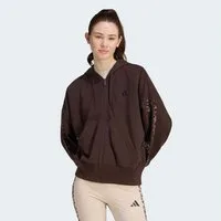 adidas Sportswear Kapuzensweatjacke SEASONAL ESSENTIALS 3-STREIFEN, ANIMALPRINT