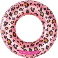 Swim Essentials Schwimmring Schwimmring 55 cm Leopard Rose Gold, Schwimmreifen Reifen Ring Schwimmhilfe