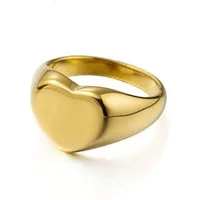 Aniston JEWELRY & WATCHES Fingerring Schmuck Geschenk Edelstahl Damenring Ring Herz, Made in Germany