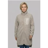 Derbe Fleecejacke Kuschelby Long Fleecejacke, lang, glitzernd, warm