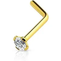 Taffstyle Nasenpiercing Piercing Nase Ohr Lippe Intim mit Cubic Zirkonia, Stab Barbell Nase Nasenpiercing Nasenstecker Tragus Helix Ohrpiercing