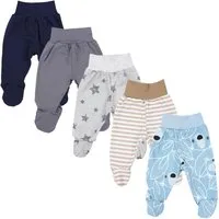 TupTam Schlupfhose TupTam Baby Unisex Hose mit Fuß Bunte 5er Pack