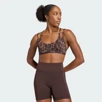 adidas Performance Sport-BH OPTIME LEOPARD TRÄGER-BH MIT LEICHTEM HALT (1-tlg)
