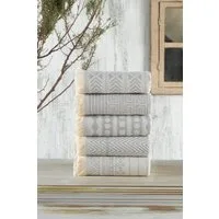 L'Essentiel Maison Handtuch Set Maya, Baumwolle (Set, 5-St), 5-teilige Handtuch-Set 38x65 Maschinenwaschbar, antibakteriell