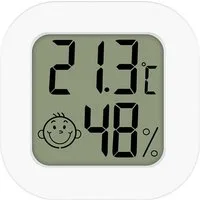 Bolwins Raumthermometer I18 3in1 Multifunktion Digital Thermometer Hygrometer LCD Klimaanlage, Einzelset 1-tlg., 1× 3in1 digitales Thermometer Hygrometer, 3-in-1 Digital Thermometer & Hygrometer Kompakt und leicht