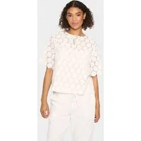 Saint Tropez Kurzarmbluse Kurzarm-Bluse ZojaSZ