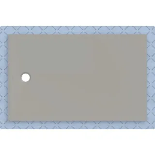 Geberit CleanFloor30 Duschfläche integriert, mit Dichtvlies, grau: 160x100cm,, 551025291 551025291