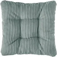 sleepling Sitzkissen in Cord-Optik, Stuhlkissen, Zierkissen, Dekokissen, aus weichem Möbelstoff, abriebfest, anschmiegsam, wendbar, 38 x 38 cm
