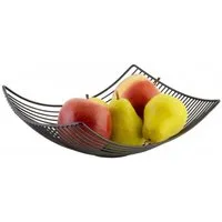 axentia Obstschale Obstkorb, schwarz, ca. 31 x 10 x 23 cm 132766, (1-tlg)