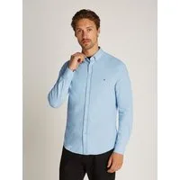 Tommy Hilfiger Businesshemd PERFORMANCE OXF PIQUE Slim Fit SHIRT mit Logostickerei