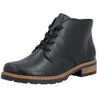 Rieker Schnürstiefelette Schnürboots, Ankleboots mit Blockabsatz
