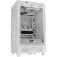 The Tower 200 , Tower-Gehäuse weiß, Tempered Glass