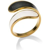 Firetti Fingerring Schmuck Geschenk Edelstahl Damenring, Made in Germany - mit Glasstein