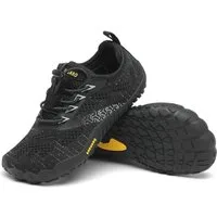 SAGUARO Smart I (flexible Sohle, Zero Drop) schwarz Kinder Barfußschuh
