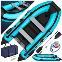KESSER Schlauchboot aufblasbares Paddelboot für 4 Personen, motorisierbar, 3,20m, WAVE Motor geeignet