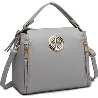 Miss Lulu Umhängetasche Elegante Damen Handtasche aus PU-Leder mit Henkel & Schulterriemen