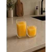 EmirtexHome Glas Line 6er Trinkgläser Set