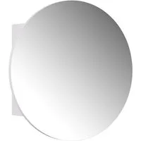 Vicco Badezimmerspiegelschrank Loki, Weiß, 50 x 50 cm mit 2 Fächern (1-St)
